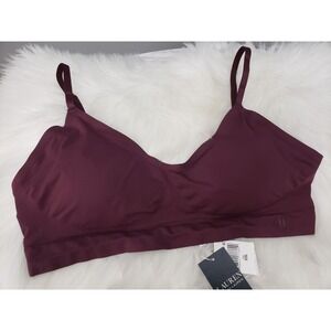 Lauren‎ Ralph Lauren Luxe Smoothing Wireless Bralette Pinot Noir XXL Wine Purple